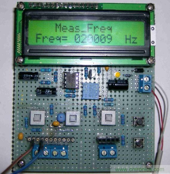 DIY集電容、電感和頻率為一體的測(cè)量?jī)x器