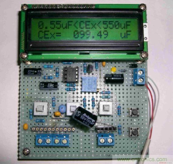 DIY集電容、電感和頻率為一體的測(cè)量?jī)x器