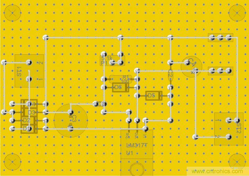 網友分享：DIY一個LM317 可調穩(wěn)壓電源