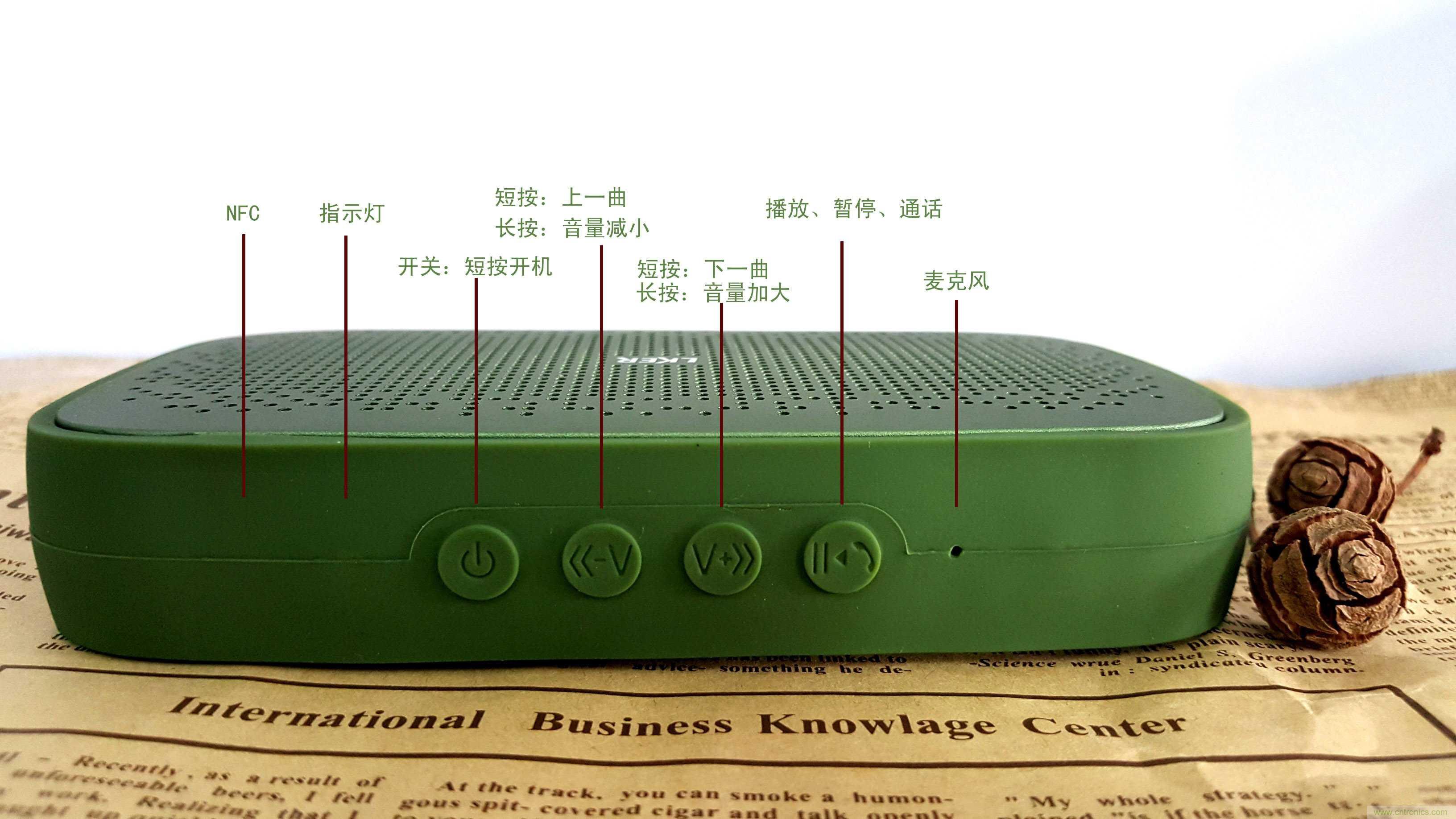 搞怪&ldquo;美人魚&rdquo;盡享靈克藍(lán)牙音箱的天籟之音！