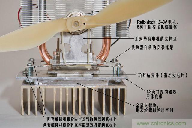 溫差發電機：不用電的&ldquo;智能&rdquo;風扇