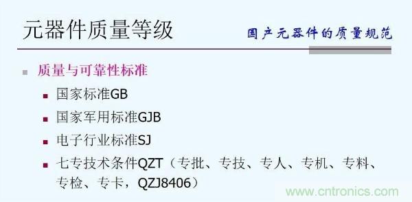 元器件應(yīng)用可靠性如何保證，都要學(xué)習(xí)航天經(jīng)驗(yàn)嗎？