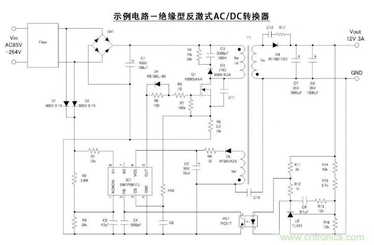 絕緣型反激式轉換器電路設計：變壓器設計（數(shù)值計算）