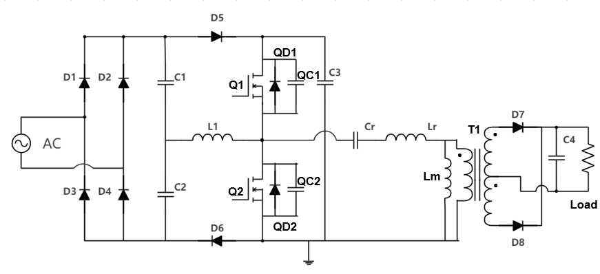 具備高功率因數性能的單級 AC-DC 拓撲結構