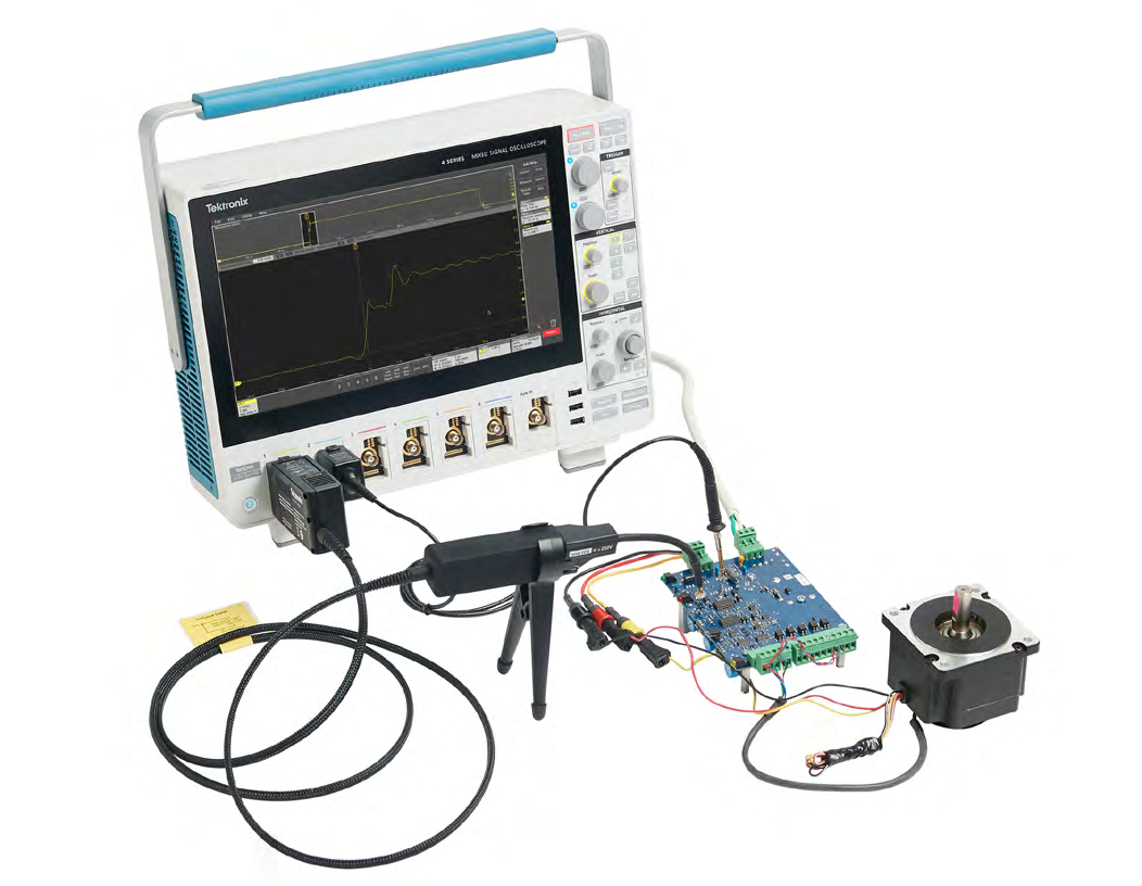 使用示波器對三相電機驅動器進行測量（上）